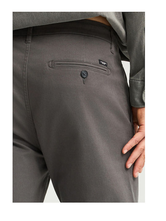 Pantaloni Chino cu Croială Normală Gri