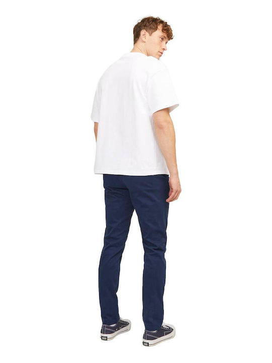 Trousers Chino in Slim Fit Navy Blazer