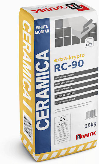 90-κολλα Πλακ Ceramica 25kg Rc-90 C1 Te