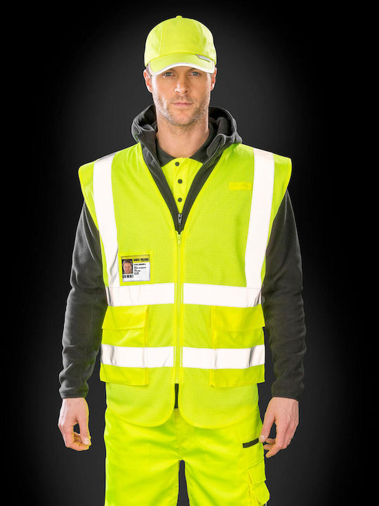 Result Result Herren Sicherheitsweste mit reflektierenden Bändern Gelb