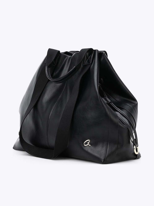 Handles Women's Shoulder Bag Black