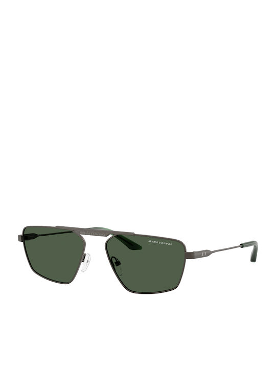 Armani Exchange Унисекс Слънчеви Очила с Сив Метален Рамка и Сиви Стъкла AX2059S 613371