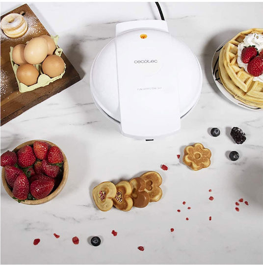 Cecotec Fun Gofrestone Βαφλιέρα για Στρογγυλές Βάφλες 700W