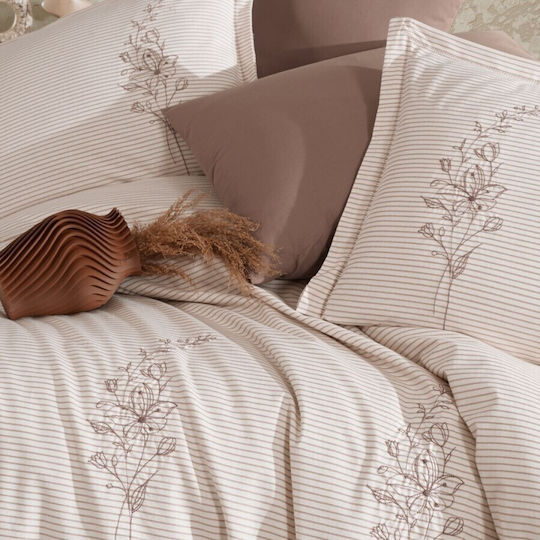 Clasy Home Set Huse Pentru Pilote Dublu 200x220cm Ecru