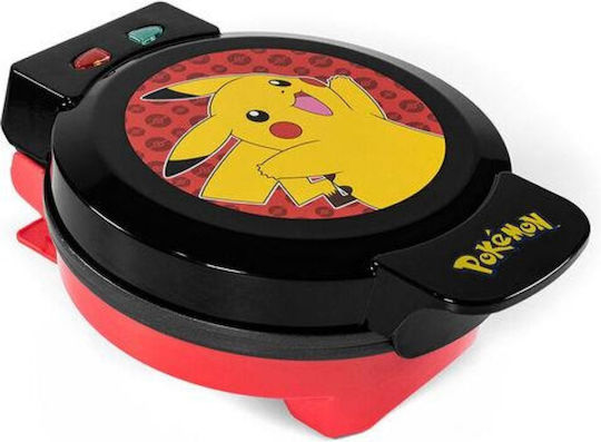 Uncanny Brands Pokémon Pikachu Mini Βαφλιέρα για Στρογγυλές Βάφλες 850W
