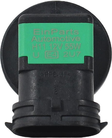 Einparts Autolampen H11 Halogen 12V 55W 2Stück