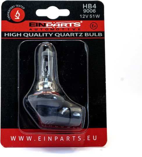Einparts Λάμπα Αυτοκινήτου HB4-9006 Αλογόνου 12V 51W