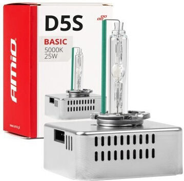 AMiO Lampa Auto D5S Xenon 5000K Alb Rece 12V 25W
