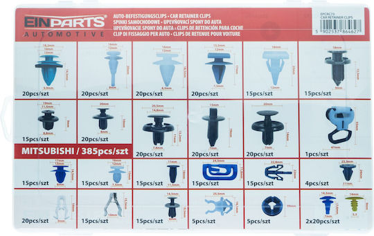 Einparts Clips Mitsubishi 385 Pcs Installation Repair Set