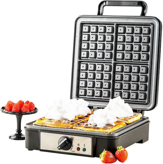 Adler Гофретник за Квадратни Гофрети 4 Места 1200W