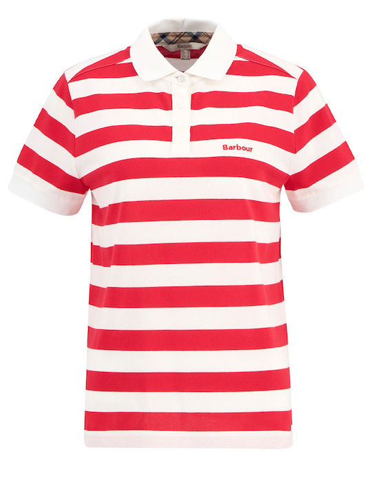 Дамска Поло Блуза Райе Poppy Red Stripe
