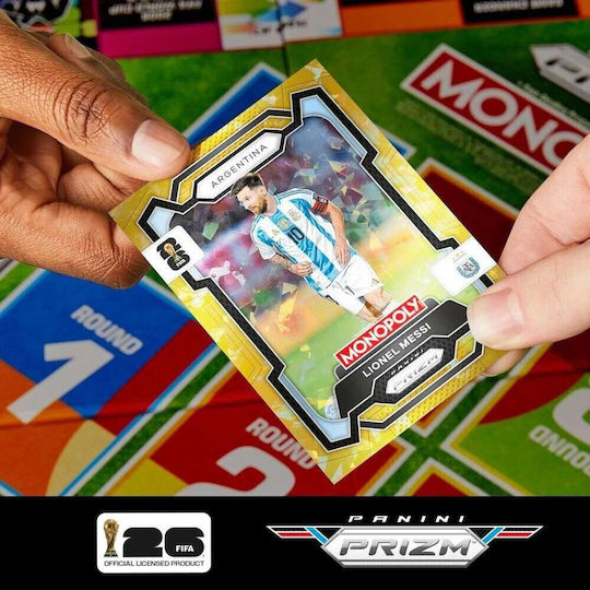 Επιτραπέζιο Παιχνίδι Monopoly Panini Prizm: FIFA World Cup για 2-4 Παίκτες 8+ Ετών Hasbro