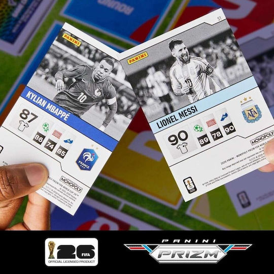 Επιτραπέζιο Παιχνίδι Monopoly Panini Prizm: FIFA World Cup για 2-4 Παίκτες 8+ Ετών Hasbro
