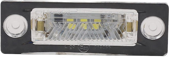 Einparts Ляво Светлини За Регистрационната Табела LED Skoda Superb Volkswagen Caddy Golf Plus Jetta T5 Passat Polo Touran Transporter 2 Бройки