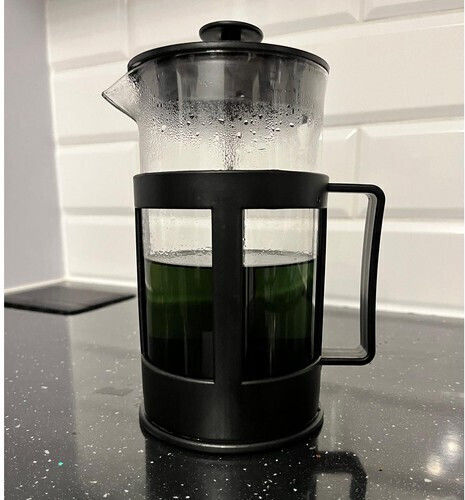 Cafetieră Cu Filtru Manual Din Oțel Inoxidabil Neagră 1lt