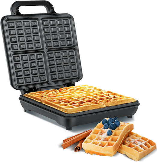 Teesa Waffle Maker For Square Waffles 4 Number Of Waffles 1100W