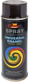Glossy Black Spray Paint Ral 9017 Champion Color 400ml