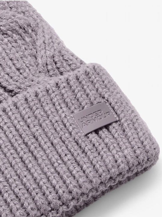 Around Town Pom Шапка Unisex Плетена в Лилав цвят