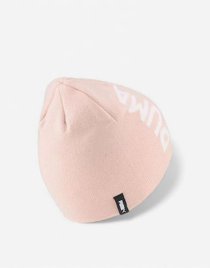 Beanie Beanie Unisex Σκούφος Πλεκτός σε Ροζ χρώμα