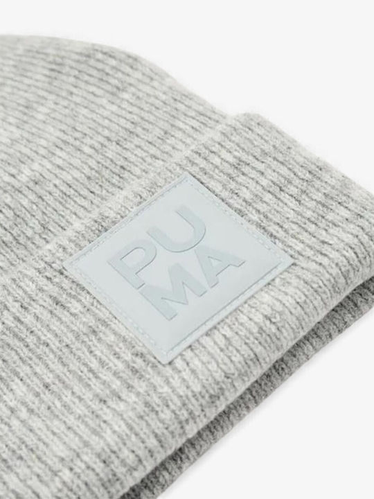Archive Beanie Unisex Strickmütze in Grau