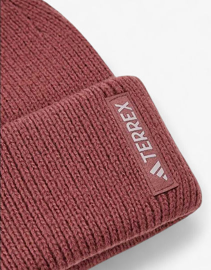 Terrex Beanie Unisex Σκούφος Πλεκτός σε Μπορντό χρώμα