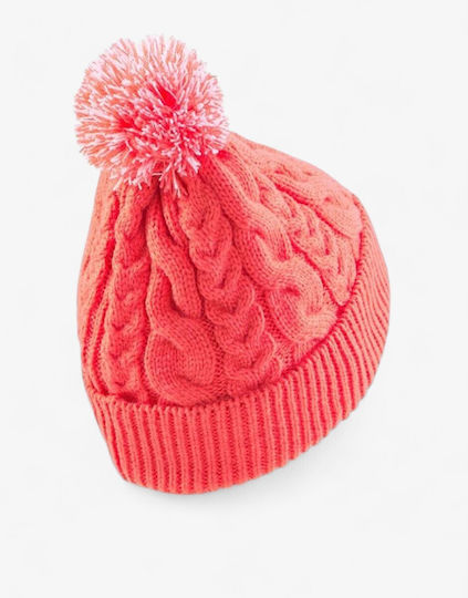 Beanie Pom Pom Beanie Unisex Шапка Плетена в Розов цвят