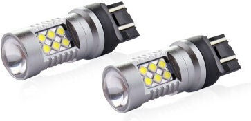 Lămpi Auto W21/5W T20 W21W P21/5W Canbus LED 5600K Alb Rece 12-24V 12V 6.2W 2 Bucăți