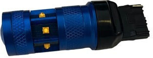 Lampa Auto T20 / W21/5W / W21W Canbus LED Galben 12-24V