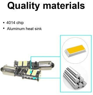 Крушка за автомобил BA9S / T4W Canbus LED Бял 12V 1.59W
