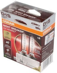 Osram Lămpi Auto D1S Xenon 4500K Albe 85V 35W 2 Buc