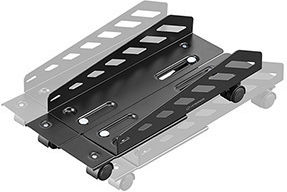 Ultradesk Boden Computer-Turm mit Rollen