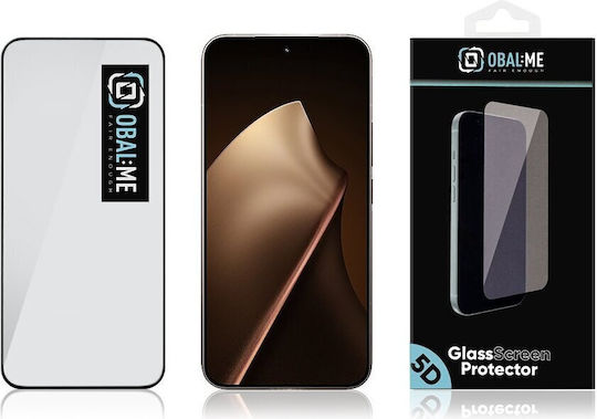 Obal:Me 2.5D 0.4mm Tempered Glass Black Xiaomi 15t/15t Pro
