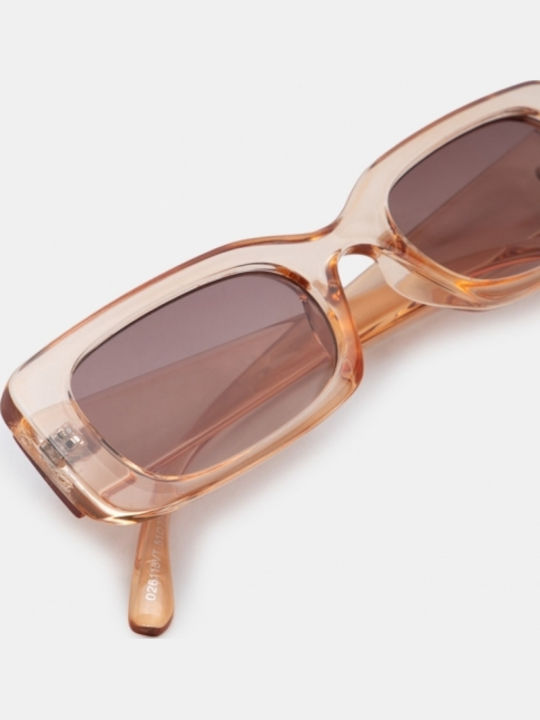 Luigi Unisex Sunglasses With Beige Frame And Beige Lens 4856902