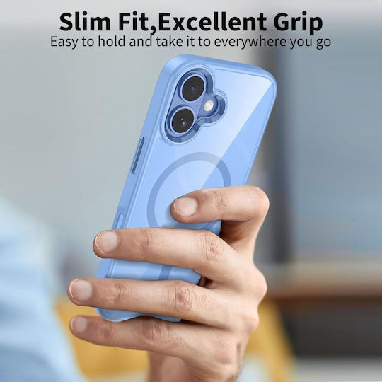 Tech-Protect Magmat Silicone Plastic Blue Back Cover (iPhone 17)