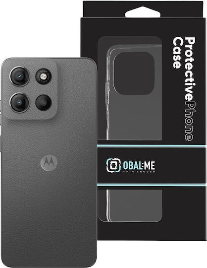 Obal:Me Задна корица Силикон 1мм Прозрачен (Moto G15)