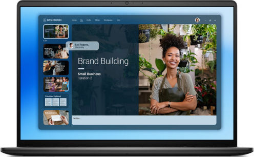 Dell DC16250 16" IPS FHD+ (Core 5-120U/16GB/512GB SSD/Linux) Карбон Черен (Международен Английски Език Клавиатура)