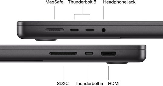 Apple MacBook Pro 16.2" IPS Retina Display 120Hz (M5 Pro-18-Core/24GB/1TB SSD/20-Core GPU) Space Black (US Keyboard)
