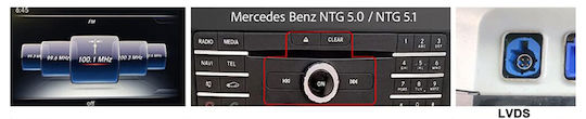 Carmedia Ηχοσύστημα Αυτοκινήτου για Mercedes-Benz CLA Class / GLA 2015 (Bluetooth/USB/WiFi/GPS/Apple-Carplay/Android-Auto) με Οθόνη Αφής 10.25"