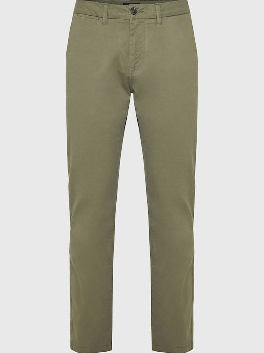 Trousers Chino Elastic in Regular Fit Cement