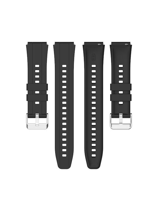 Huawei Watch Gt4 41mm Official Steps Style Silver Buckle Silicone Watch Band Red