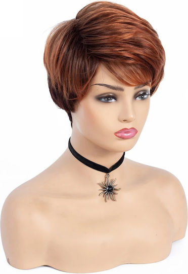 Animis Beauty Perucă cu Păr Sintetic în Culoare Cupru