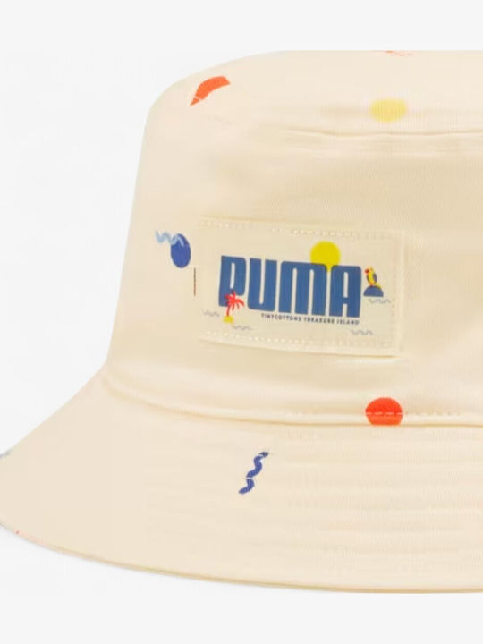 PUMA Kinderhut Bucket Stoff Tiny Gelbes