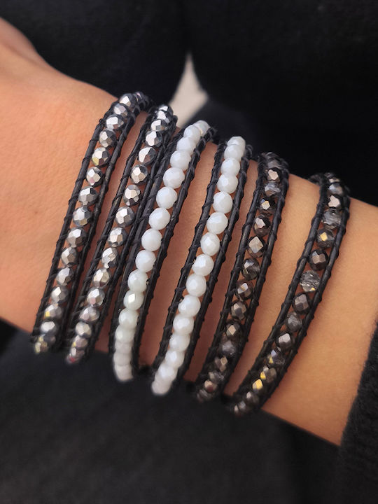 Theodora's Jewellery Women's Leather Bracelet