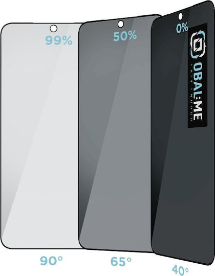 Obal:Me 5D Privacy Tempered Glass Negru (Galaxy A56)
