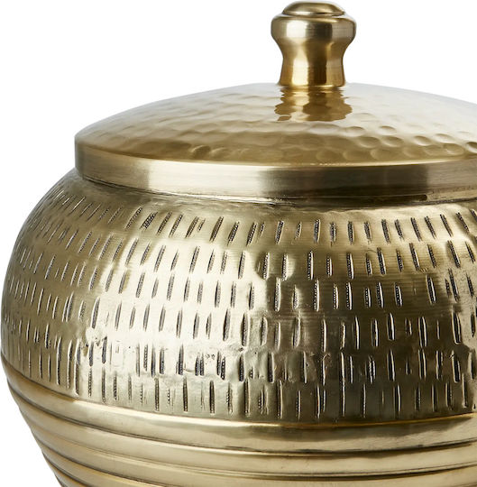 Phos & Gaia Metallic Eldorado Gold Vase