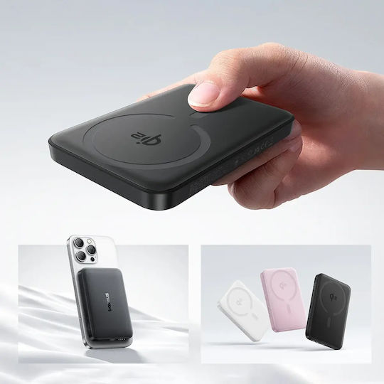 Baseus EnerFill FM12 MagSafe Qi2 Външна Батерия 10000mAh 22.5W Power Delivery Черна