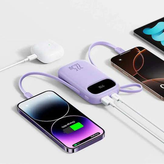 Baseus EnerFill FC31 QPow3 Ultra Power Bank 20000mAh 22.5W with USB-A Port Purple