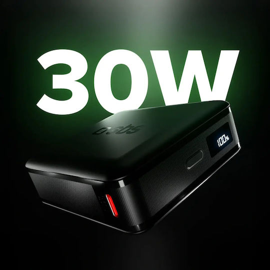SBS High Density Power Bank 10000mAh 30W με Θύρα USB-C Μαύρο