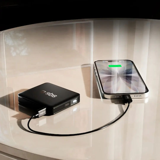 SBS High Density Power Bank 5000mAh 10W cu Port USB-C Negru