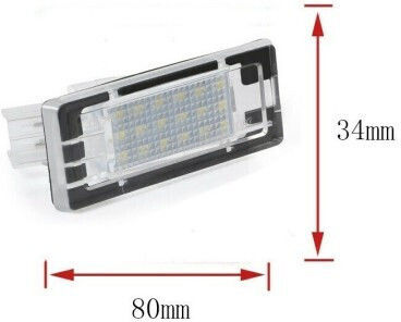 LED Kennzeichenbeleuchtungen Dacia Duster 2010-2018 Logan MCV 2013 Lodgy 2012
